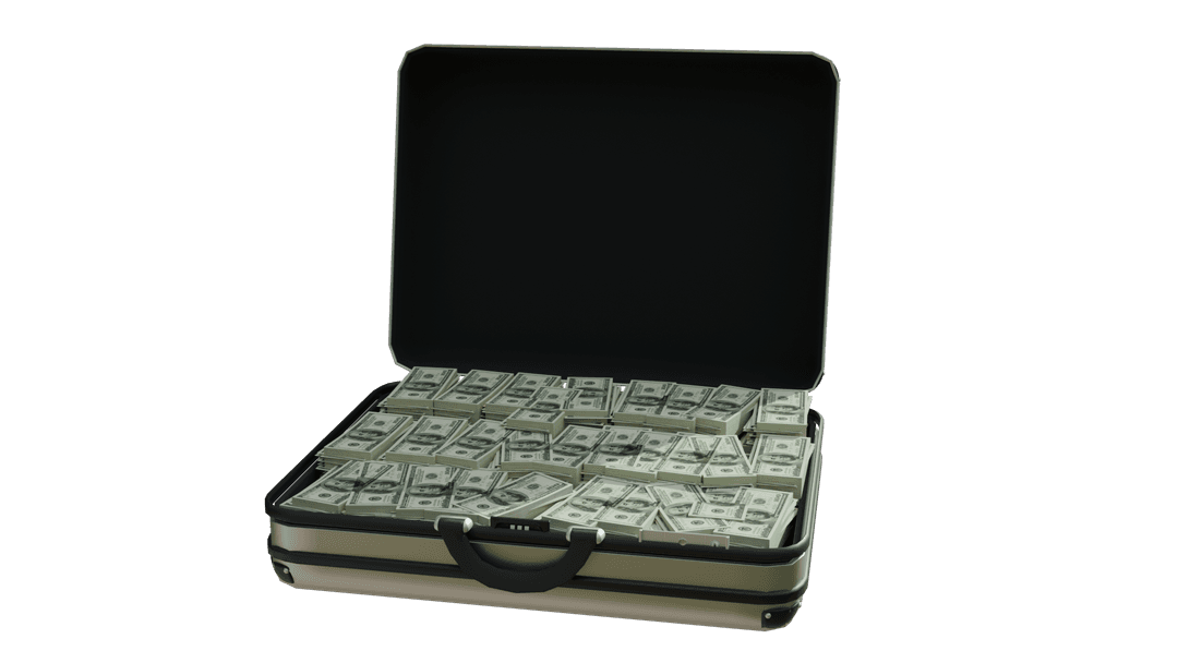 Маленький чемодан баксов